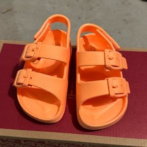 GAP - Toddler Double Buckle Sandals in Orange - Size: 5T/6T